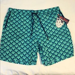 Teal Parrot XXL Men’s Swim Shorts Mr Swim